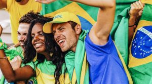 Soccer fans cheering in Latin America